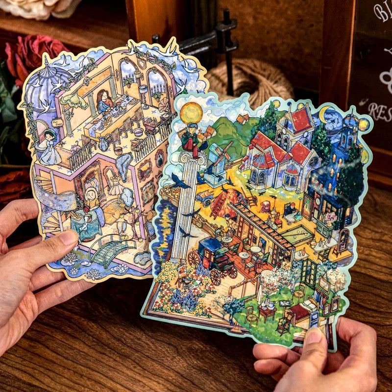 Decor Scene Sticker - The Little Prince (“Van Gogh’s Starry Night)