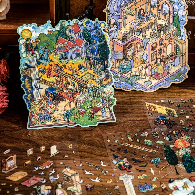 Decor Scene Sticker - The Little Prince (“Van Gogh’s Starry Night)