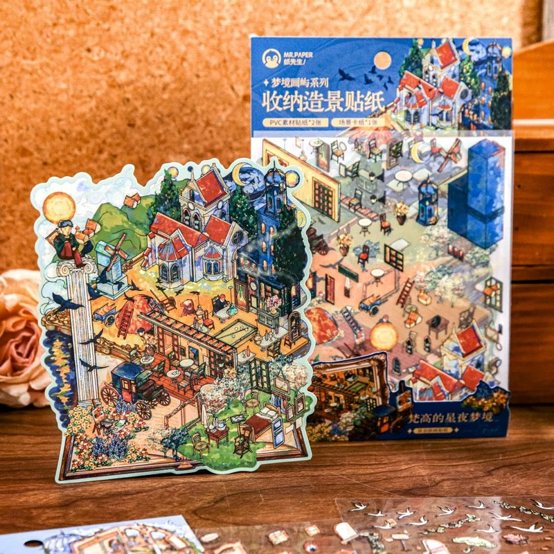 Decor Scene Sticker - The Little Prince (“Van Gogh’s Starry Night)