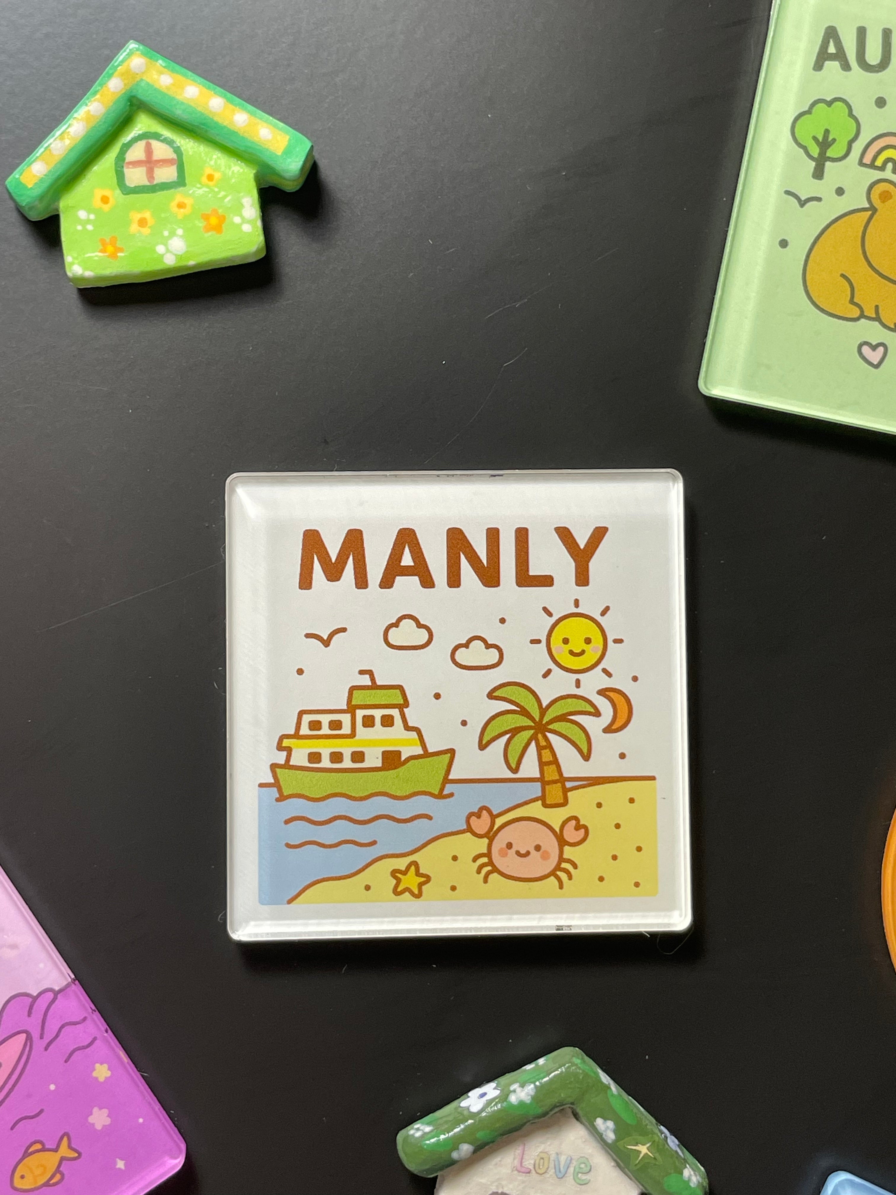 Aussie Vibes Fridge Magnet