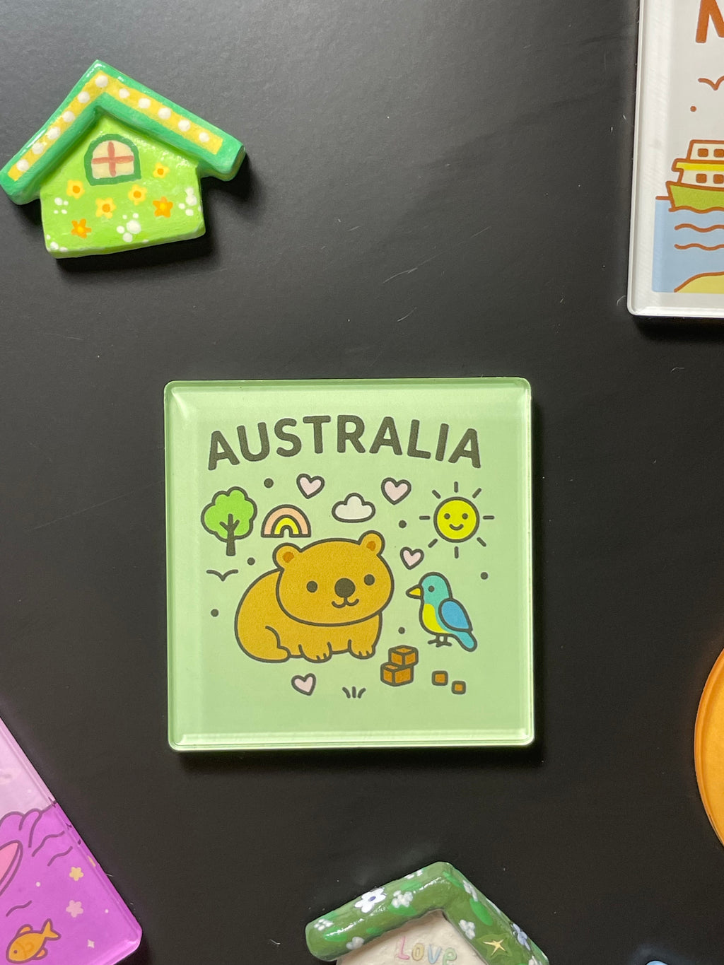 Aussie Vibes Fridge Magnet