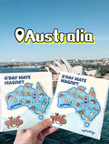 Australia map - FRIDGE MAGNET