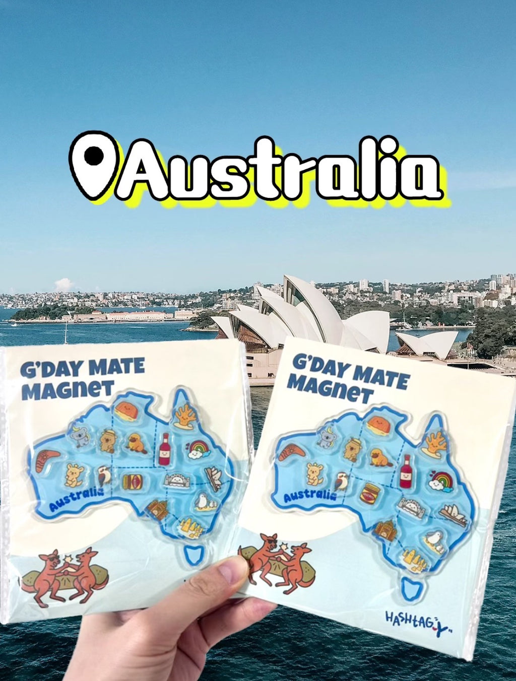 BIG MAP OF AUSTRALIA - Fridge Magnet