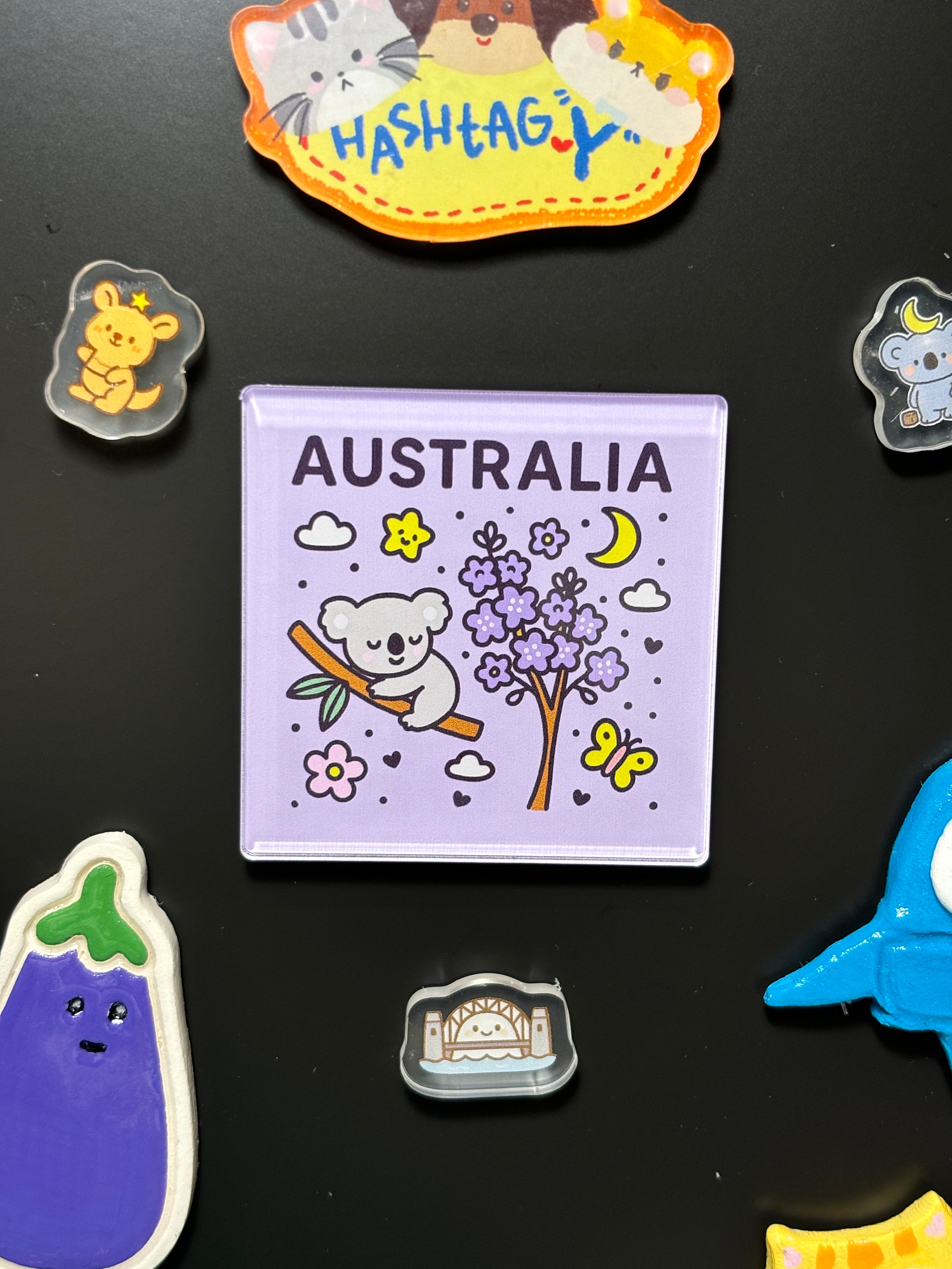 Aussie Vibes Fridge Magnet