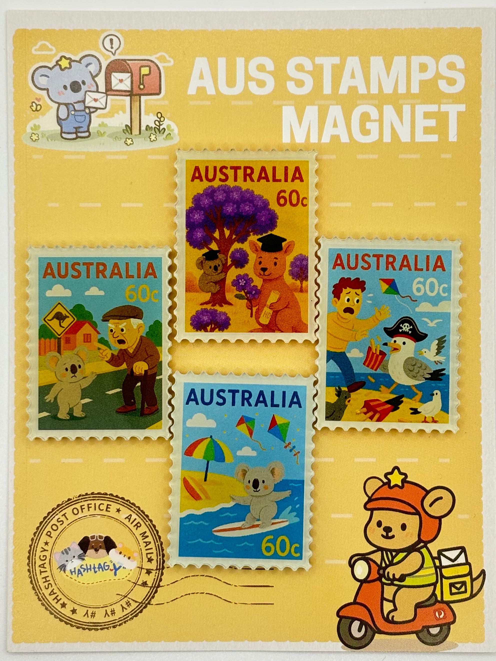 AUS STAMPS MAGNET( ANIMAL )