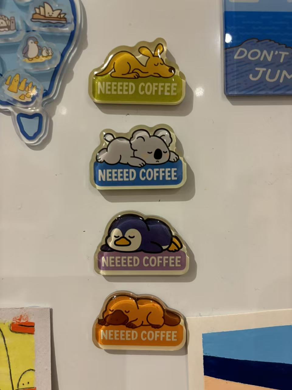 NEEEED COFFEE - FRIDGE MAGNET