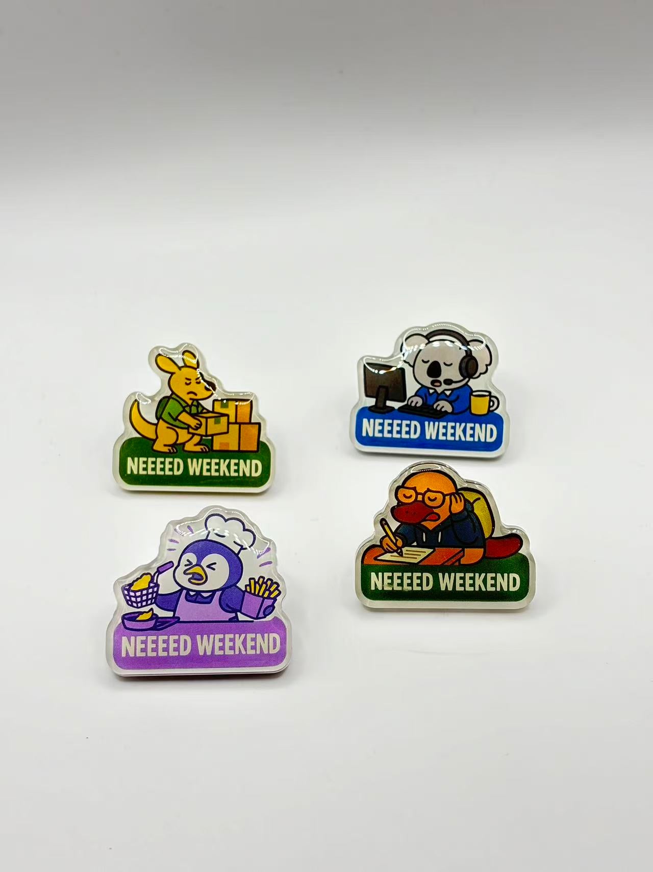 NEED WEEKEND - FREIDGE MAGNET