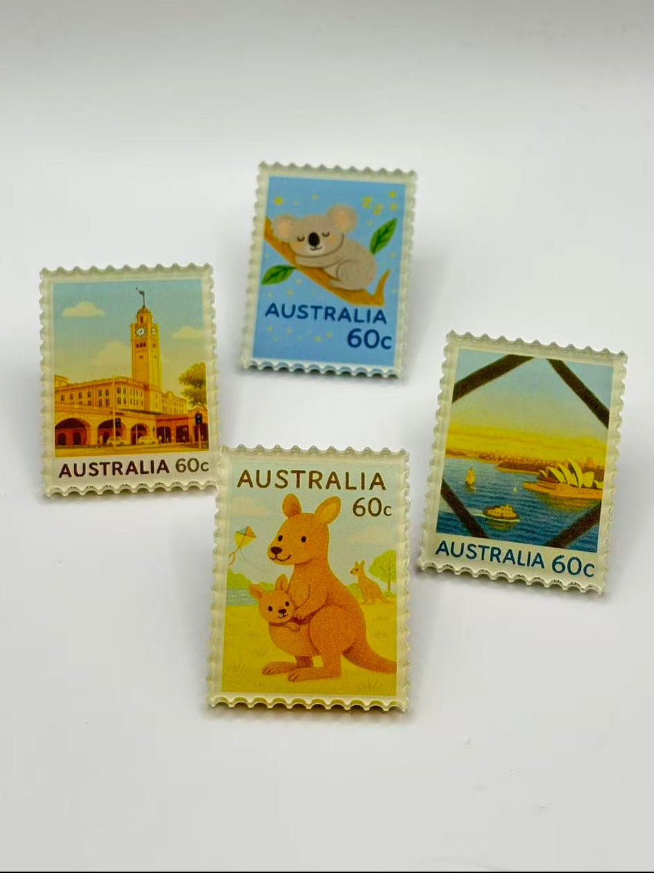 AUS STAMPS MAGNET( SYD )