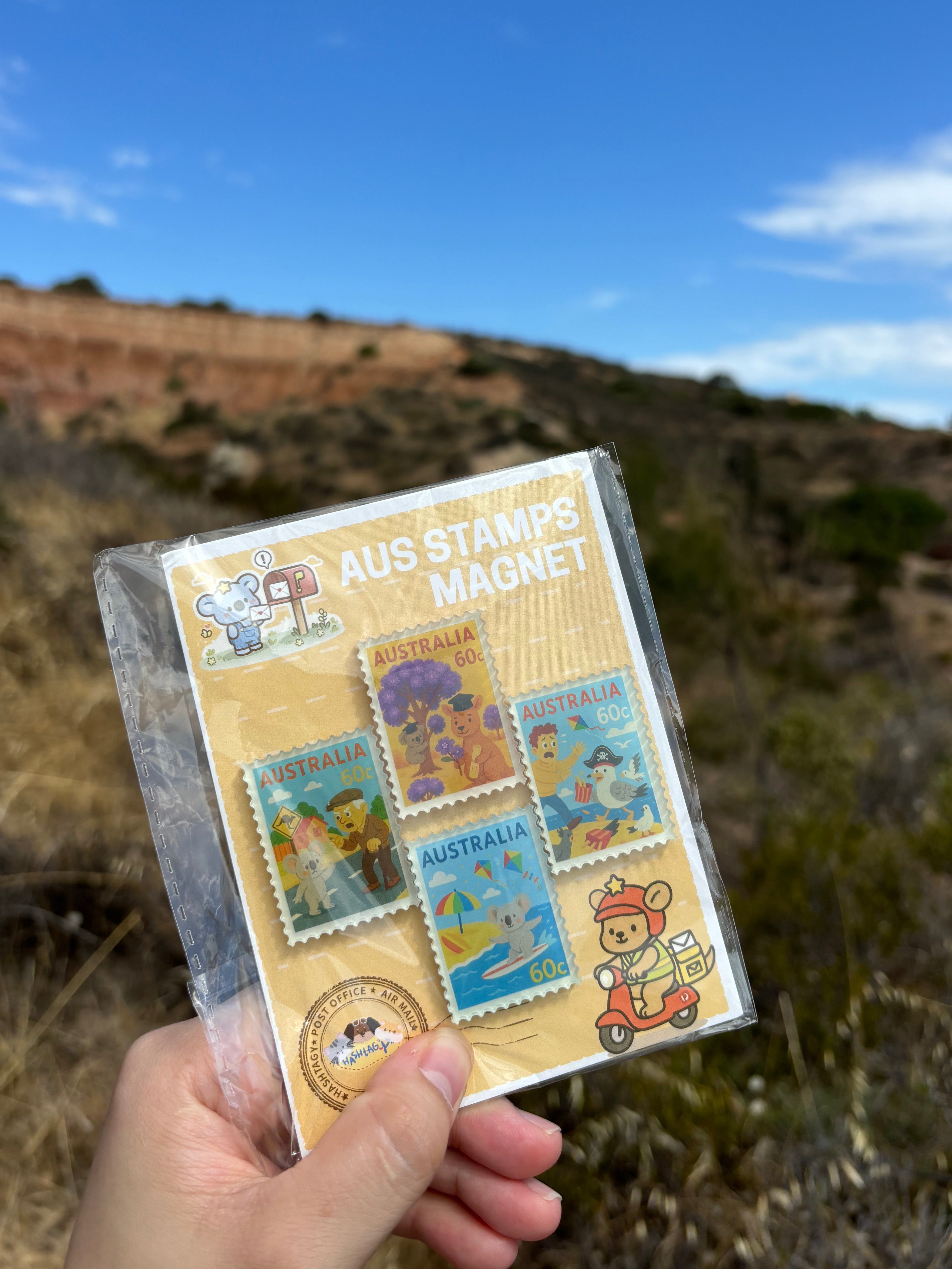AUS STAMPS MAGNET( ANIMAL )
