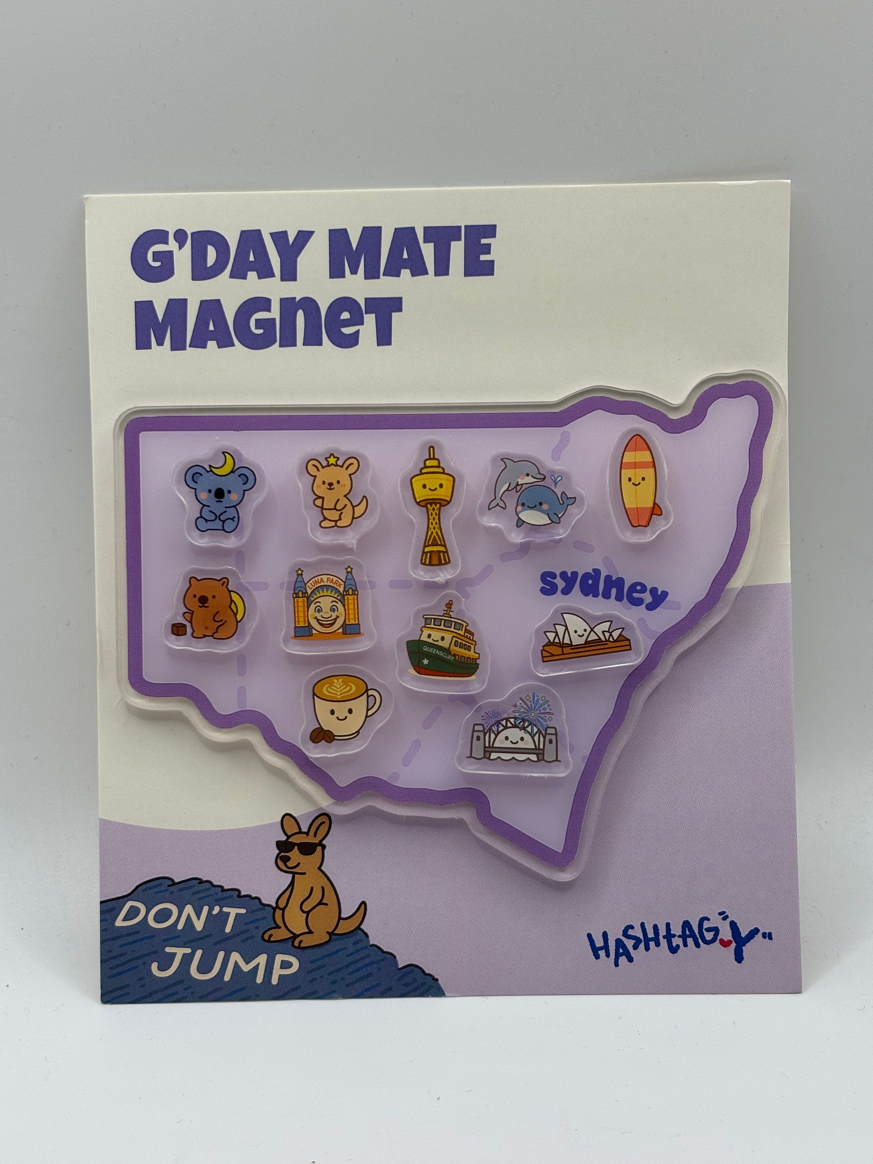 New South Wales(NSW) map - FRIDGE MAGNET