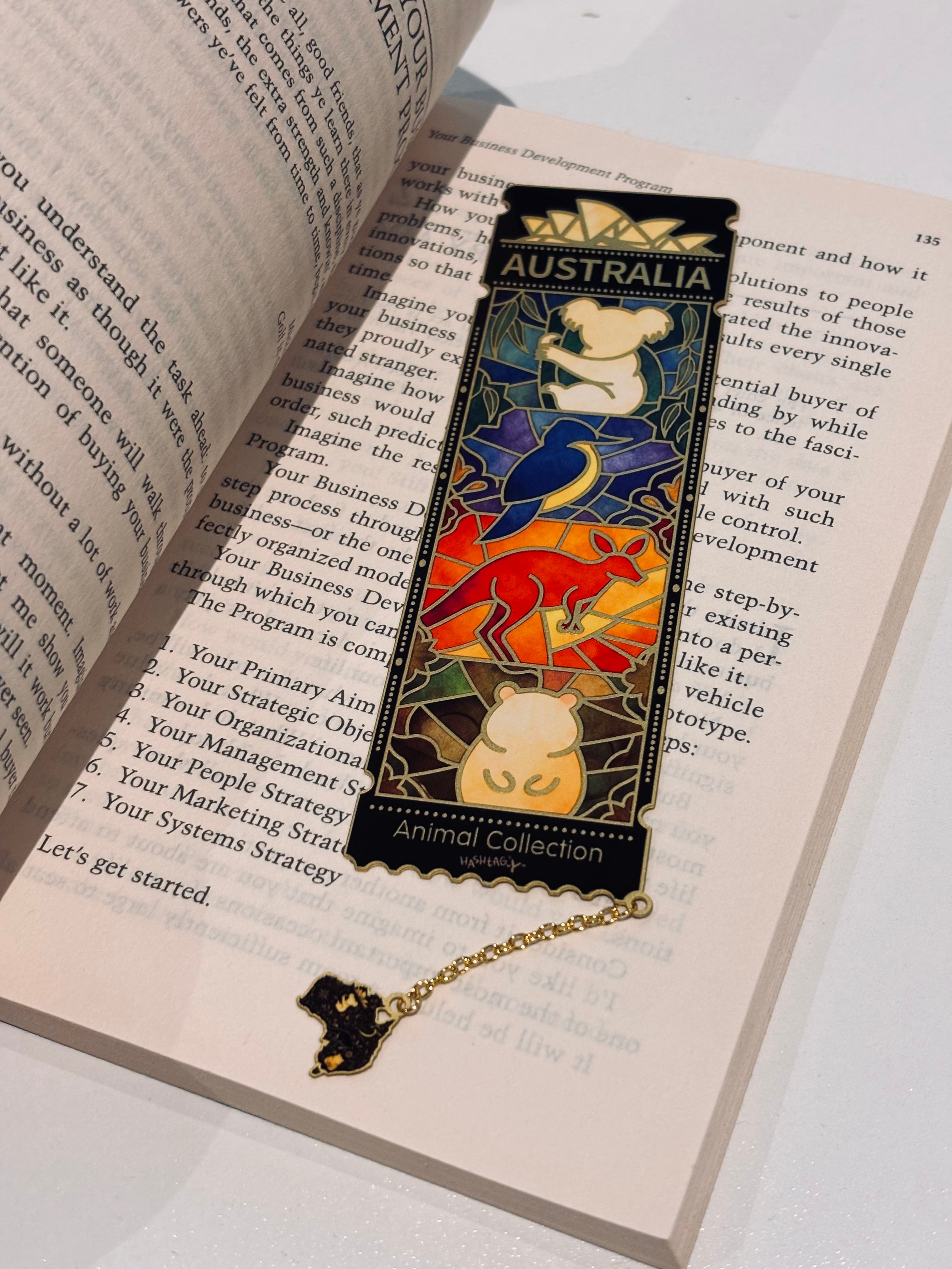ANIMAL COLLECTION Metal Magnet & Bookmark