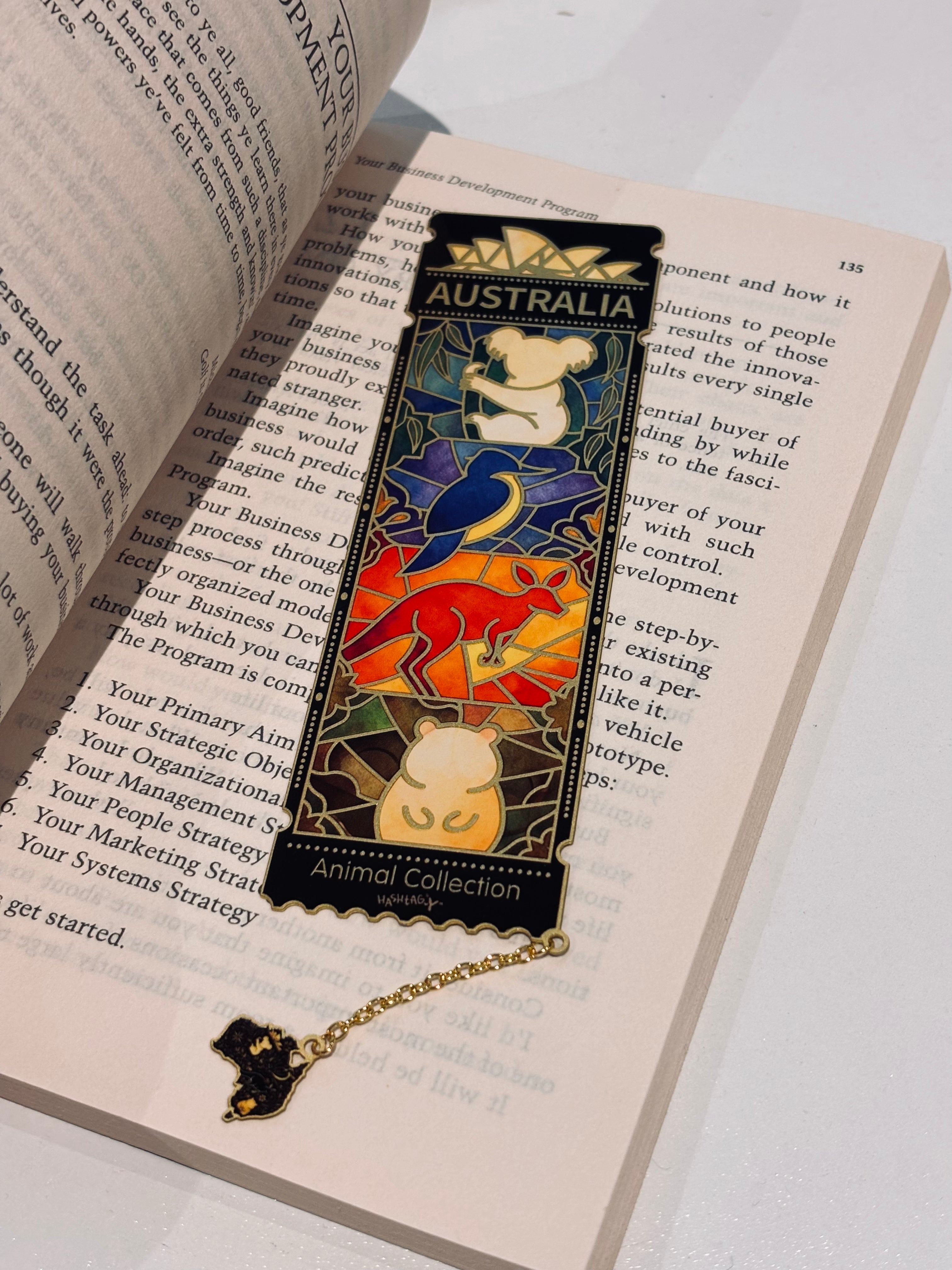 ANIMAL COLLECTION Metal Magnet & Bookmark