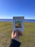 TAS BRUNY Island METAL MAGNET & BOOKMARK – STAINED GLASS
