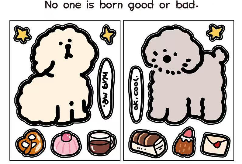 Deco Stickers - Hug me please