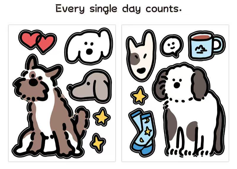 Deco Stickers - Dogs