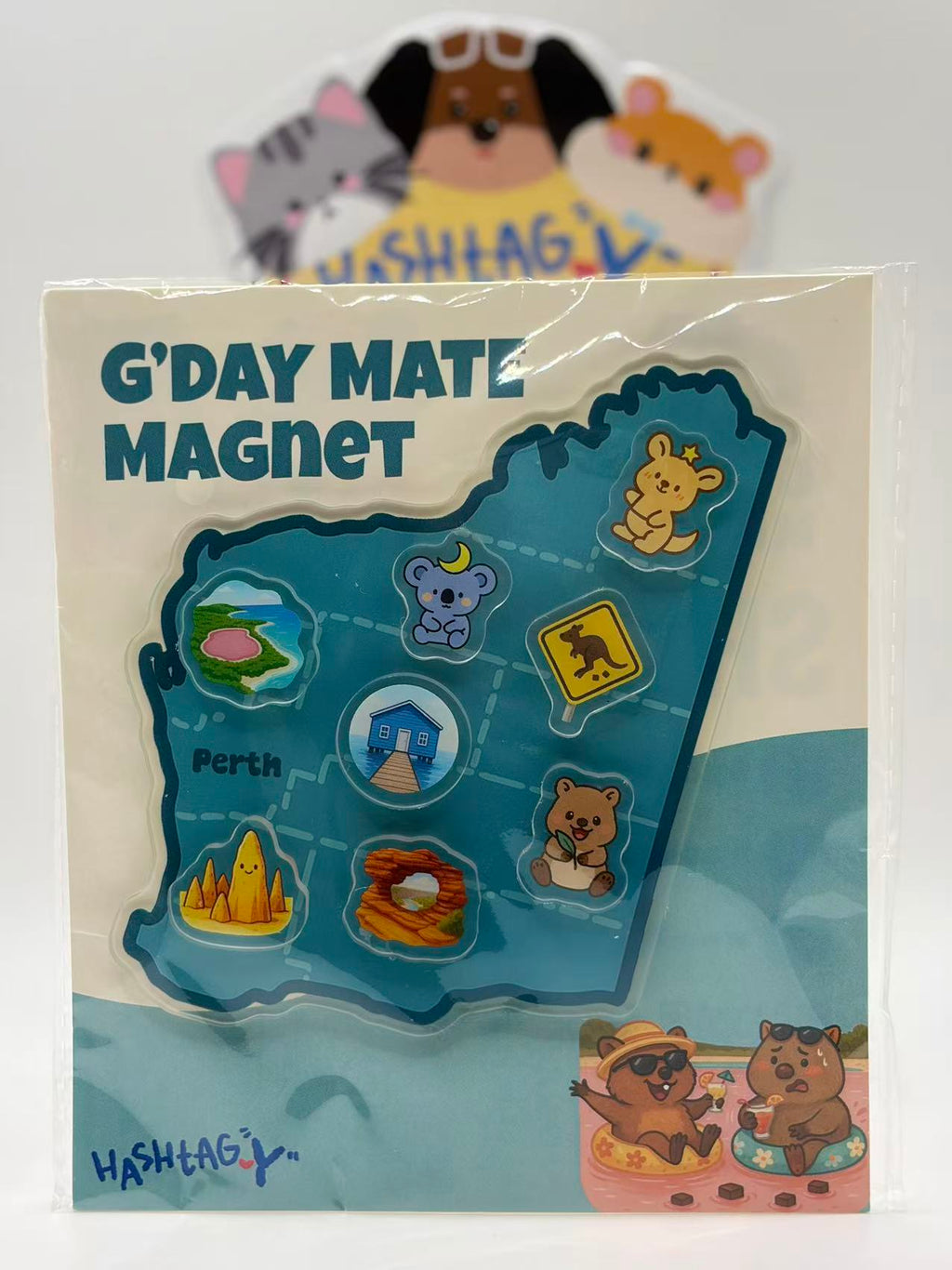 BIG MAP OF AUSTRALIA - Fridge Magnet