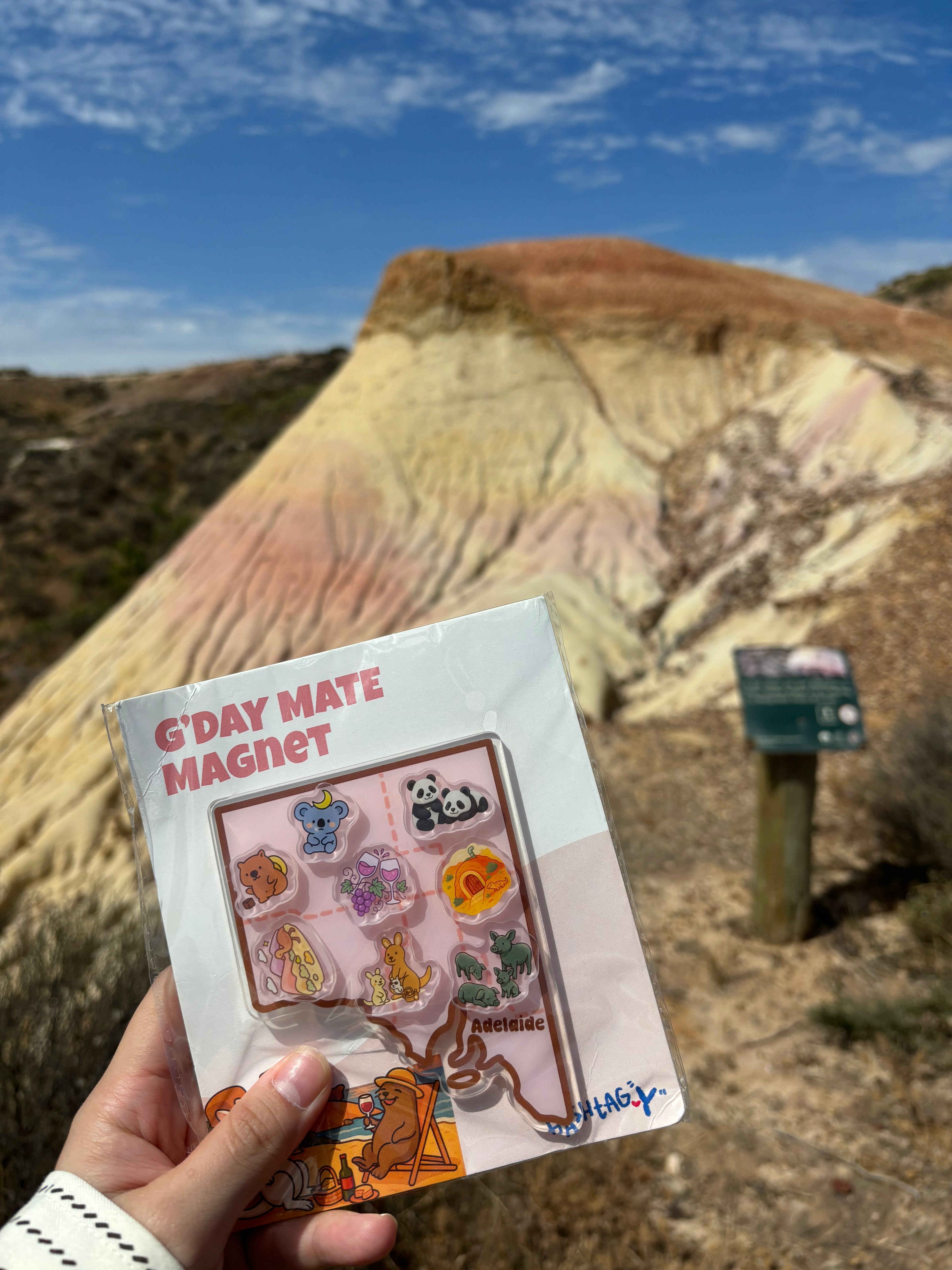 South Australia Map Fridge Magnet