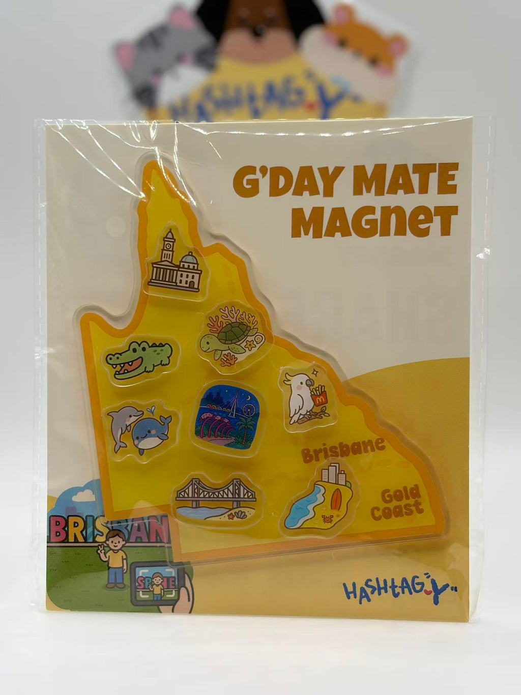 BIG MAP OF AUSTRALIA - Fridge Magnet