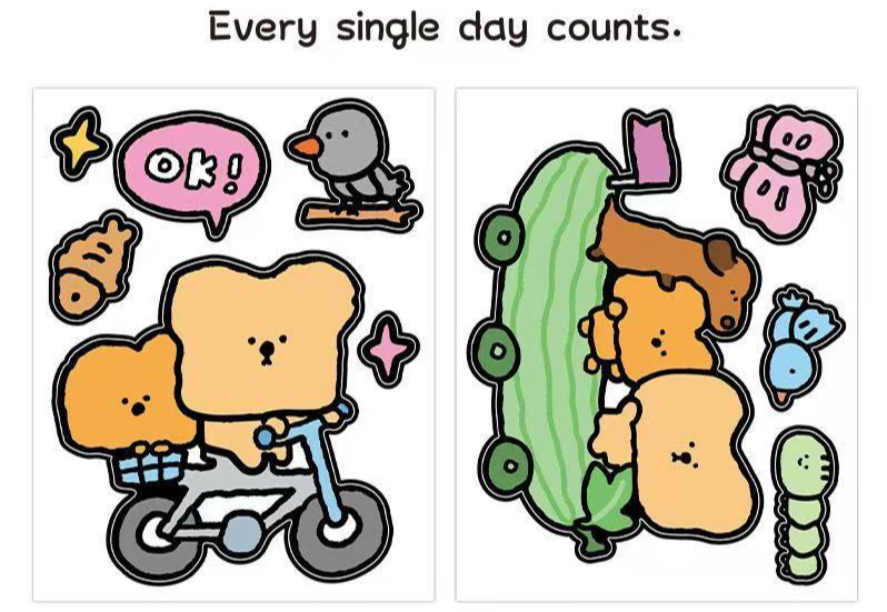 Deco Stickers - Toast