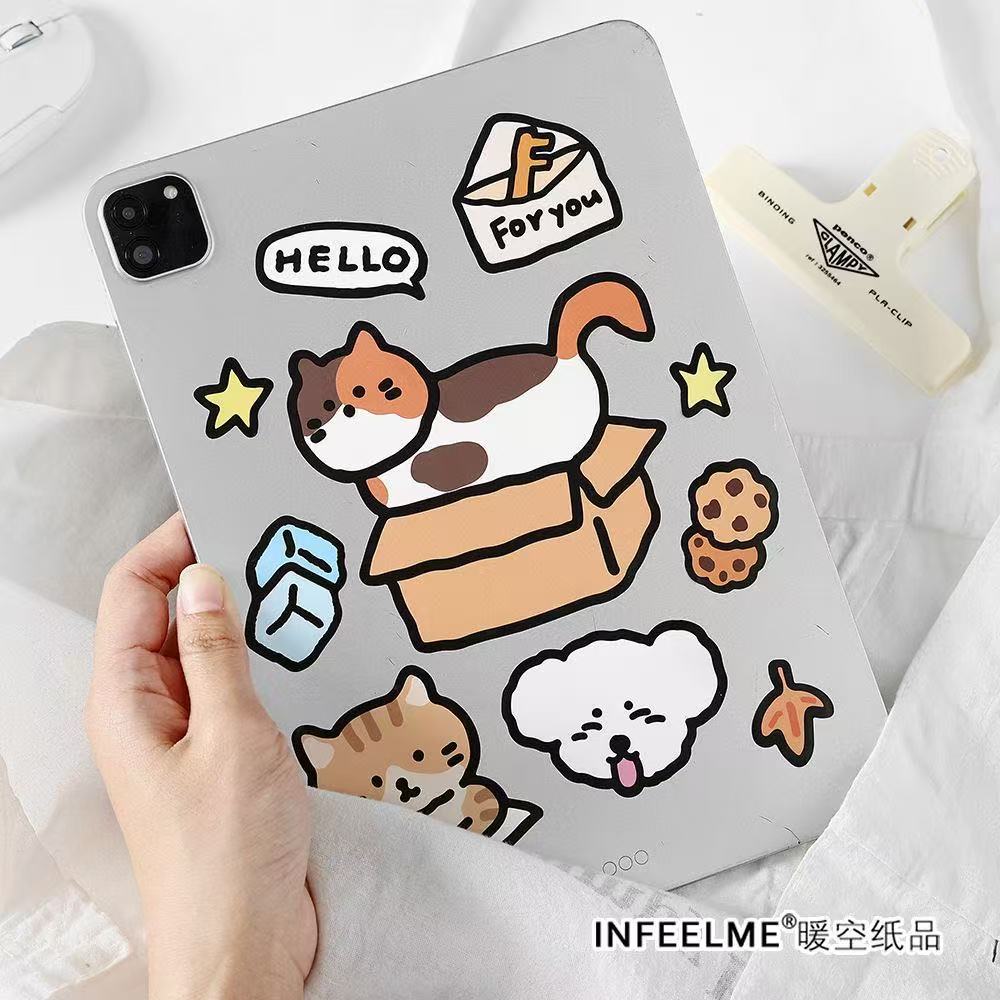 Deco Stickers - Working cat