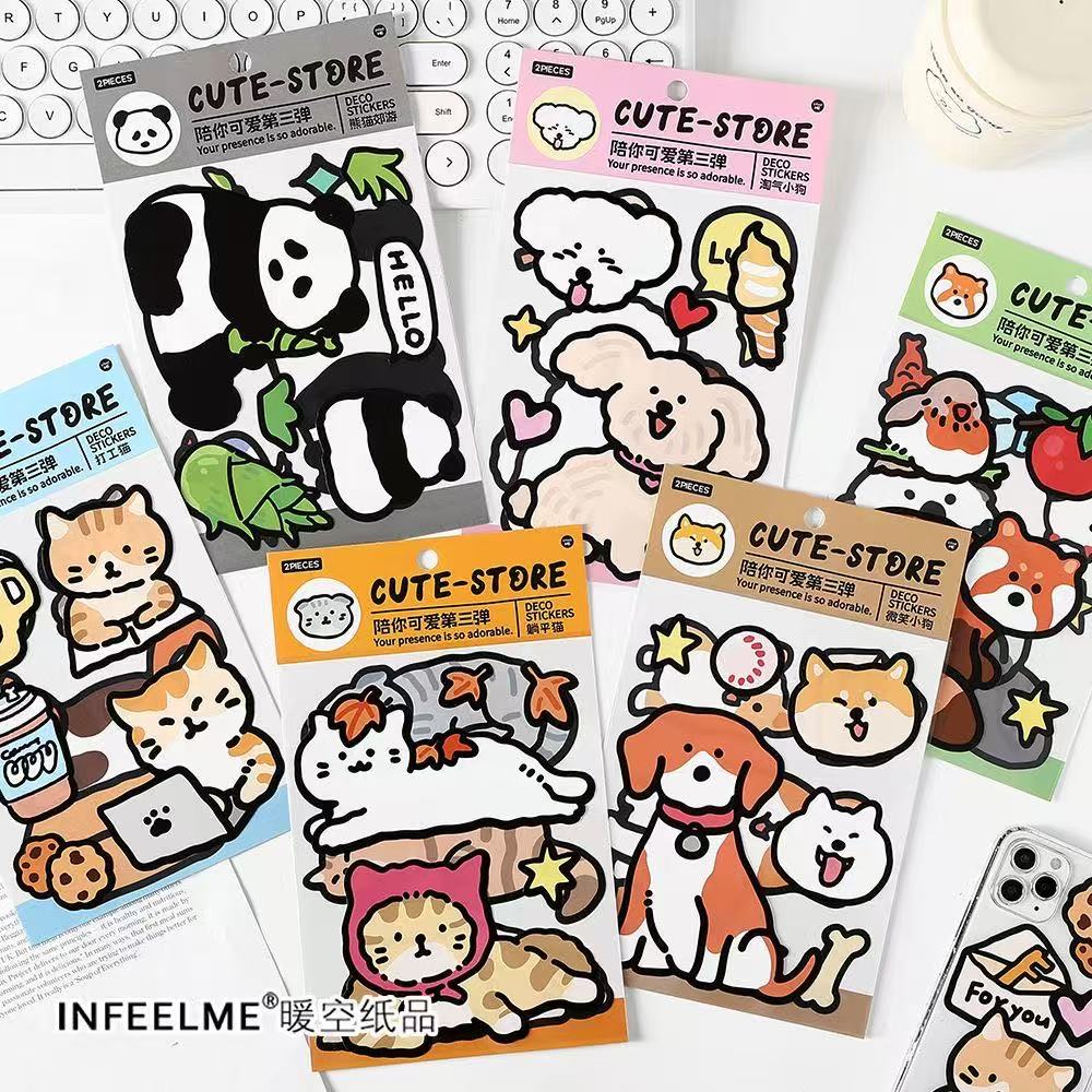 Deco Stickers - Cats lying down