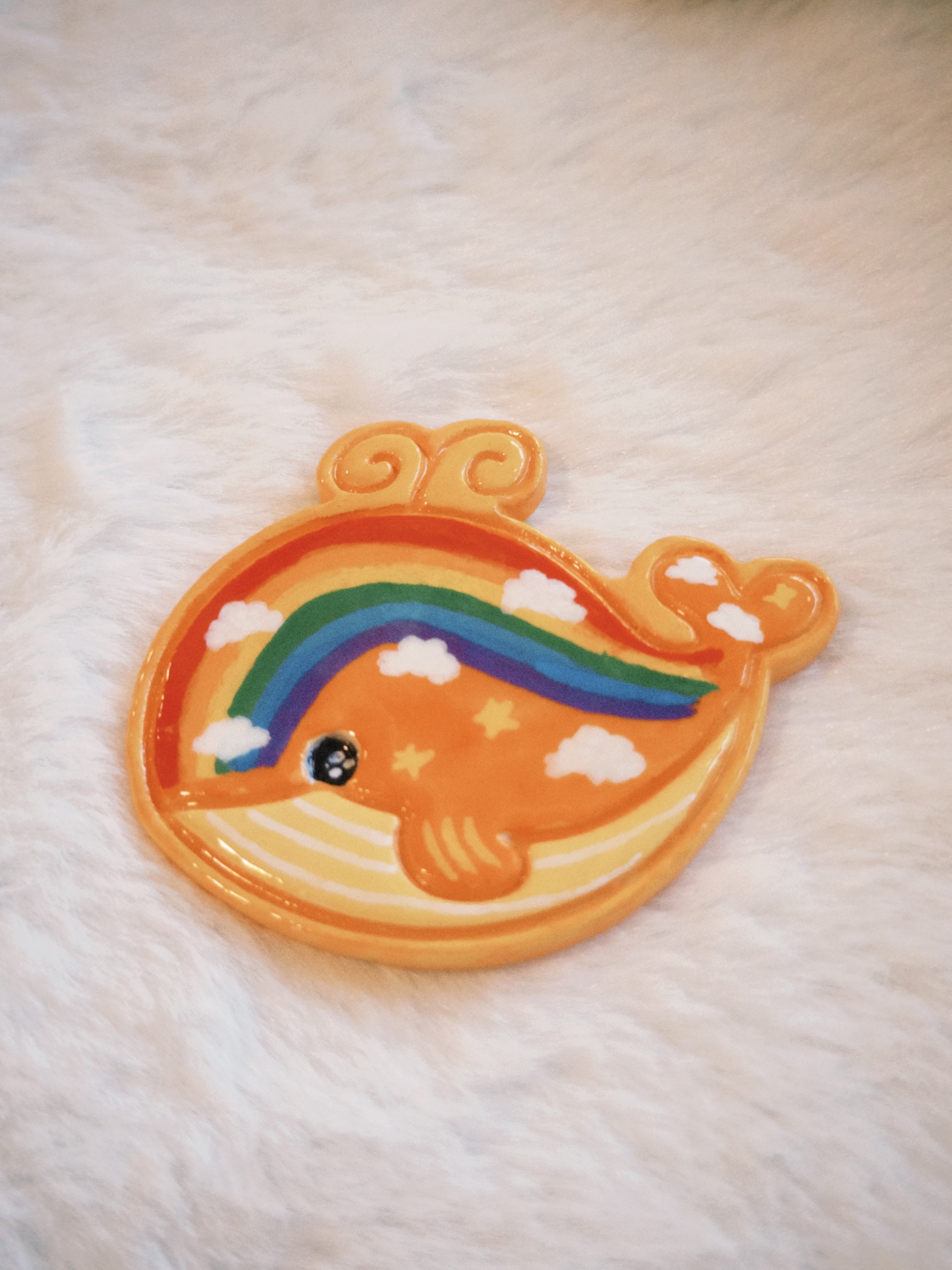 Color Whale Buddies Fridge Magnet