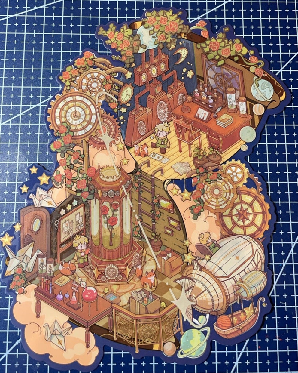 Decor Scene Sticker - The Little Prince (Steampunk)