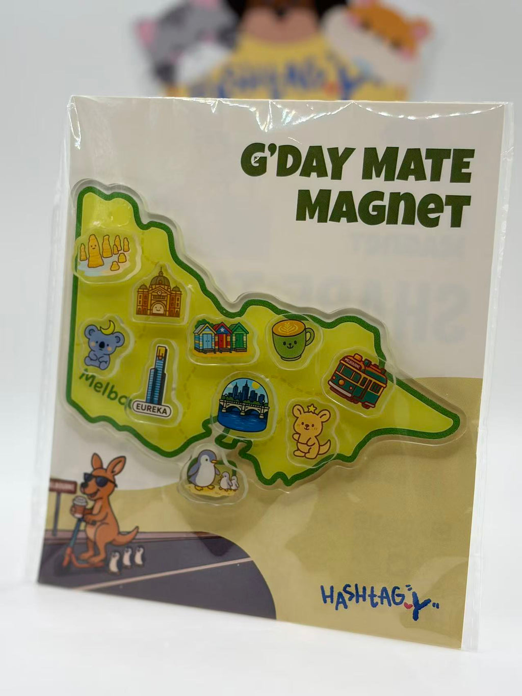 Victoria (VIC) map - FRIDGE MAGNET