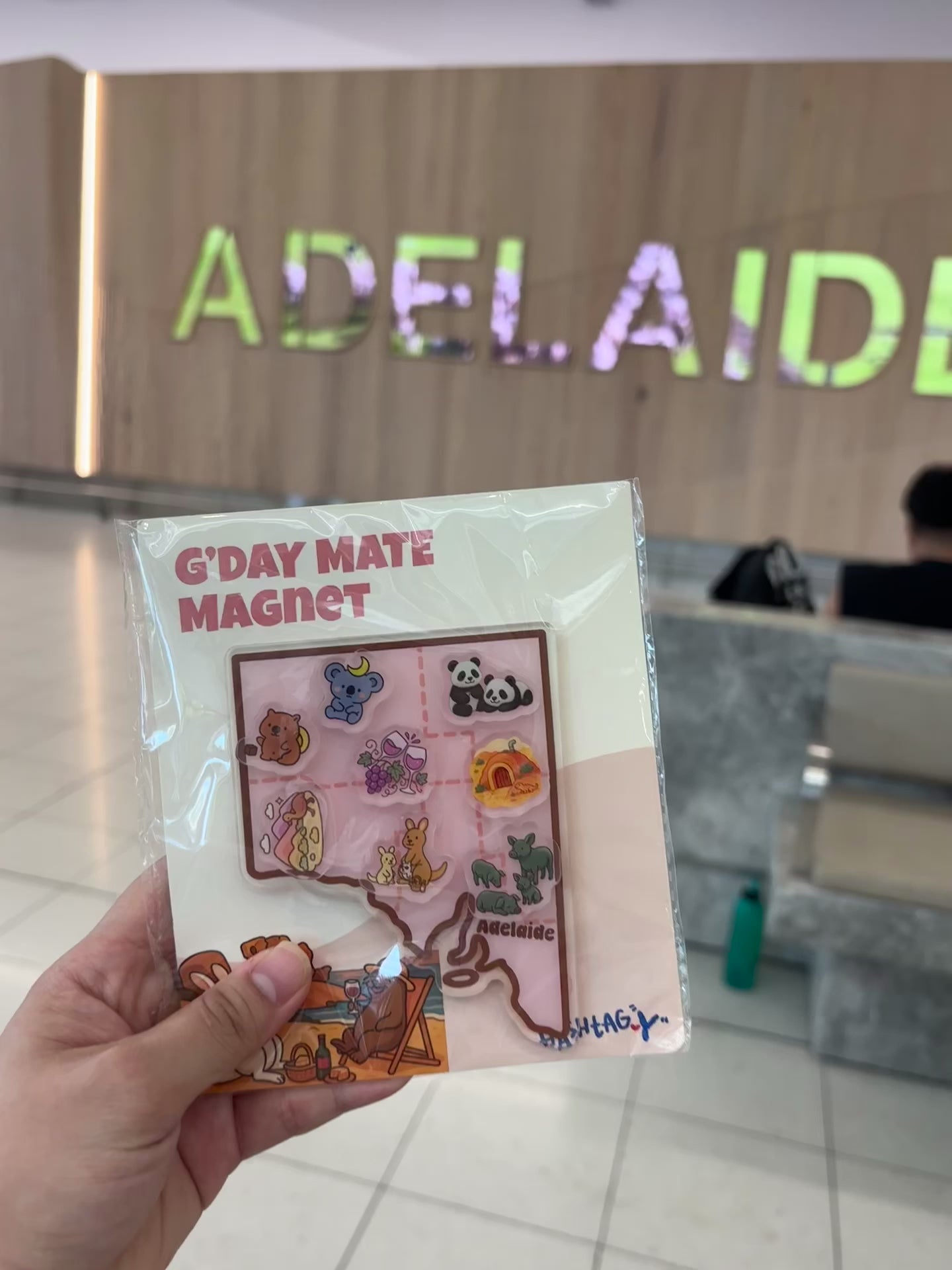 South Australia Map Fridge Magnet